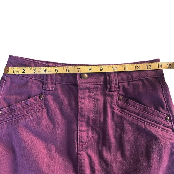 🎁3 for $30 H&M women's purple mauve denim pencil skirt size 6 - Picture 6 of 9